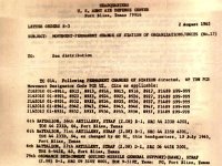 6/27th Arty Orders to Vietnam