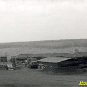 Gun Crew tents with shower last in line