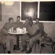 L-R Unidentified, Gene Mikovilje, Unidentified, Unidentified, Craig Belsir(?), Unidentified