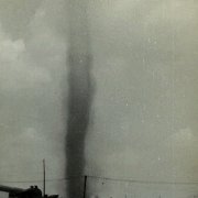 Not sure what this is - an explosion or a wind tornado?