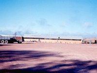 The finished mess hall, built entirely by the soldiers of Service Battery