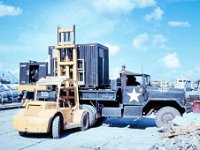 Loading Conex containers