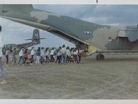 Bo0rding a Caribou for flight to Vung Tau