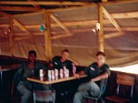 "Modern"  EM Club - Quan Loi 1967 - 1968 - Ken Prorok (R) Other Soldiers Unidentified