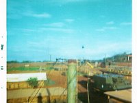 Top of Fire Direction Center, with FDC APC in background.