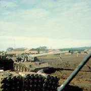 Alpha Battery 175 mm gun at Quan Loi.