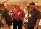 Jan Maclaga (L), Tom Atkins and Roger Mallory