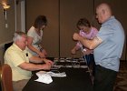 Getting Ready for Registration L-R  John Wavra &#38; Marion Fortin-Wavra, Mary &#38; Ken Parins