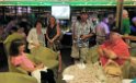 Cannon Kings and Spouses in Flamingo Garden Bar.   
Photo by Les Higa